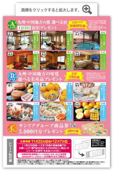 サンリブ・マルショクありがとう70周年「熊本復興応援キャンペーン」