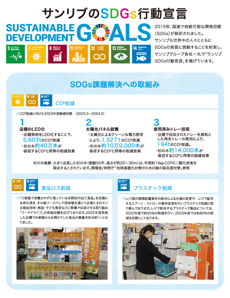 サンリブのSDGs行動宣言画像1