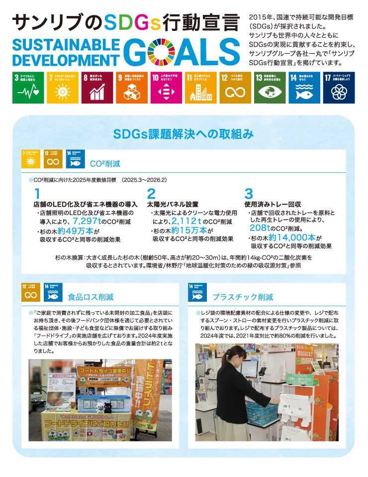 サンリブのSDGs行動宣言画像1